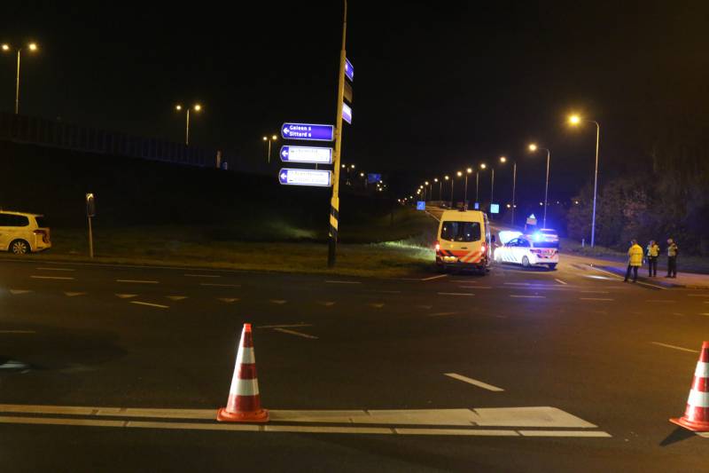 Politieauto beschadigd bij aanrijding