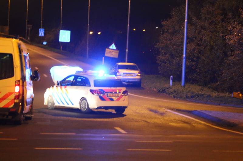Politieauto beschadigd bij aanrijding