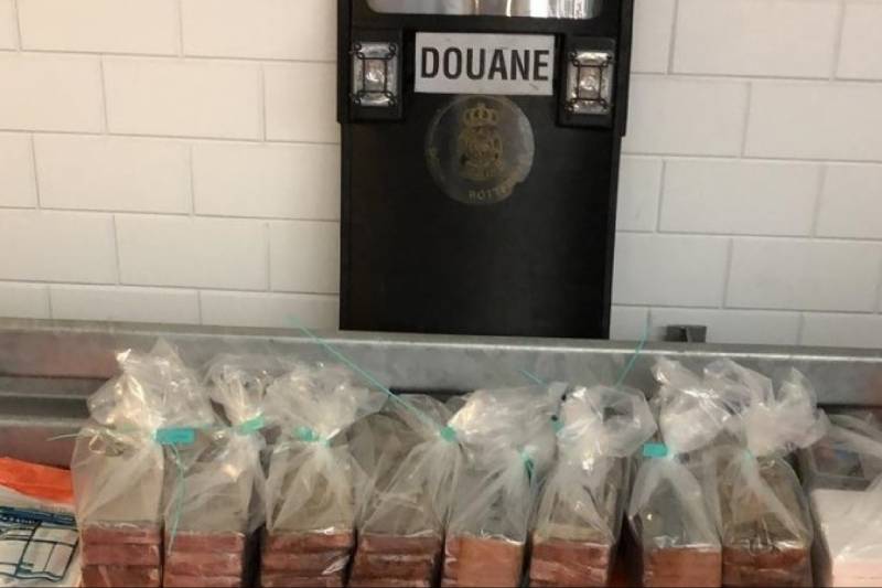100 kilo cocaïne verstopt in container met meloenen