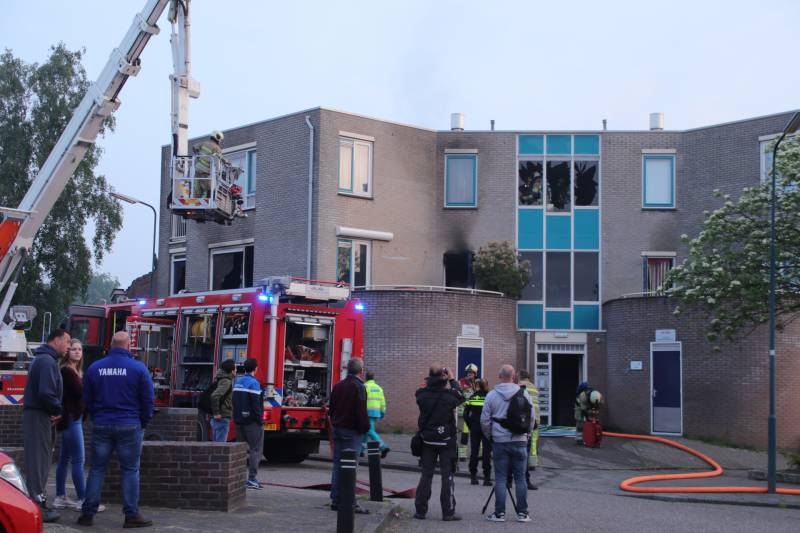 Twee jaar cel voor brand stichten in eigen woning