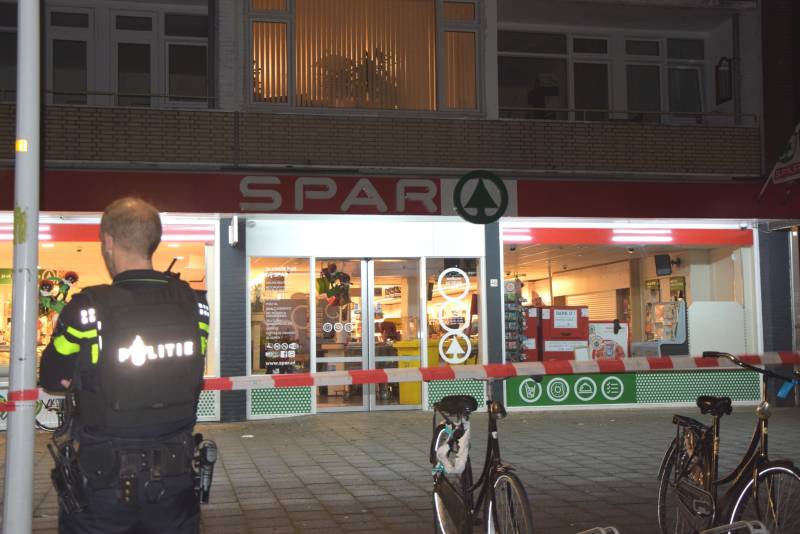 Geschoten bij overval op supermarkt