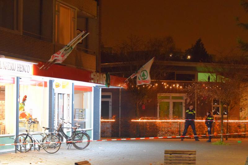 Geschoten bij overval op supermarkt