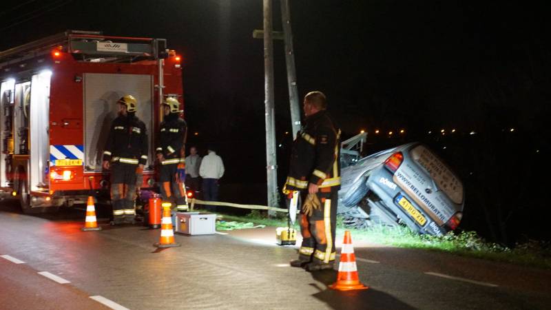 Pizzakoerier balanceert op de afgrond