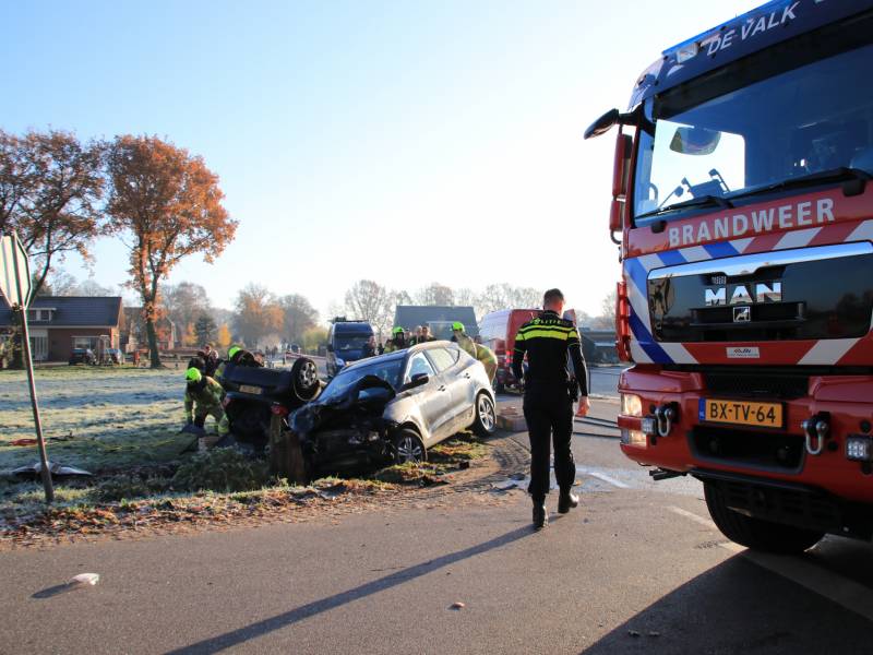 #Kootwijkerbroek Zwaargewonde bij Aanrijding Oude Garderenseweg Kootwijkerbroek.