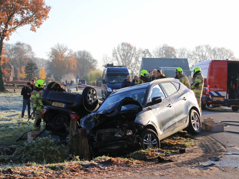Zwaargewonde bij aanrijding