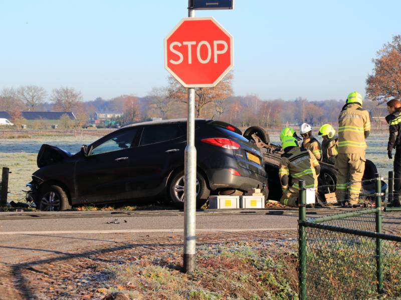 Zwaargewonde bij aanrijding
