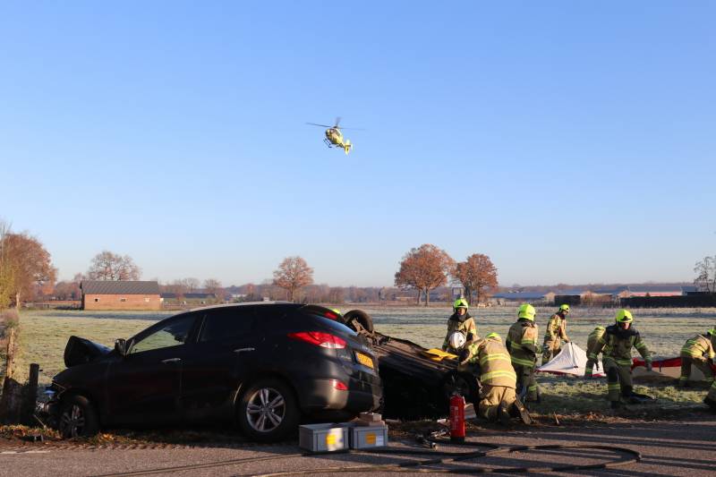 Zwaargewonde bij aanrijding