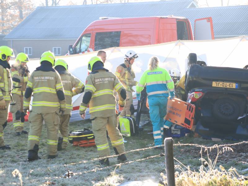 Zwaargewonde bij aanrijding
