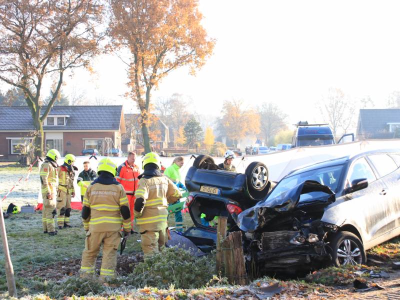 Zwaargewonde bij aanrijding