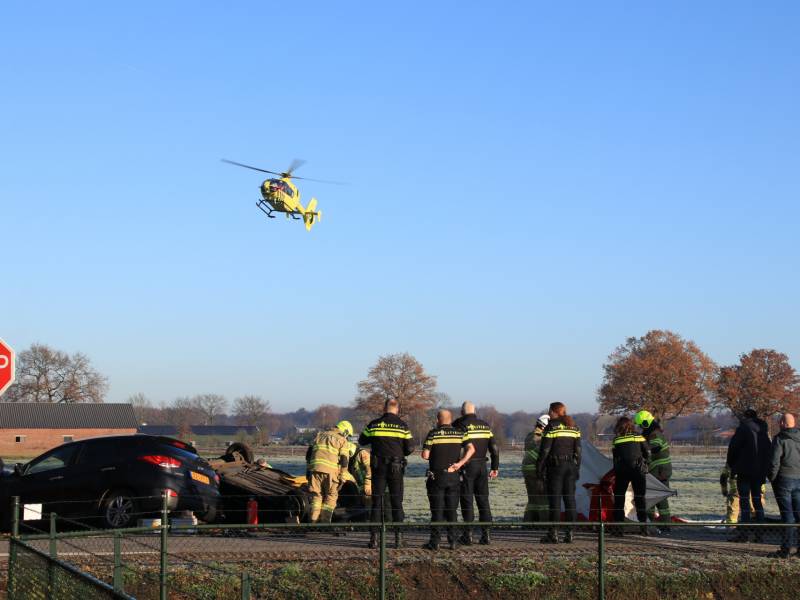 Zwaargewonde bij aanrijding