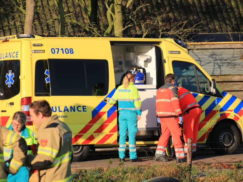 Zwaargewonde bij aanrijding