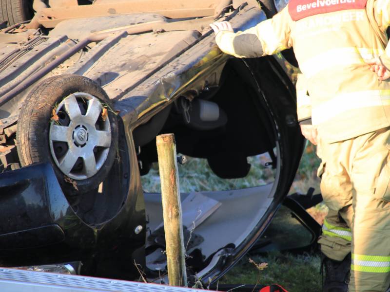 Zwaargewonde bij aanrijding