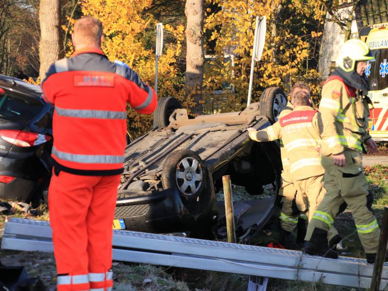 Zwaargewonde bij aanrijding