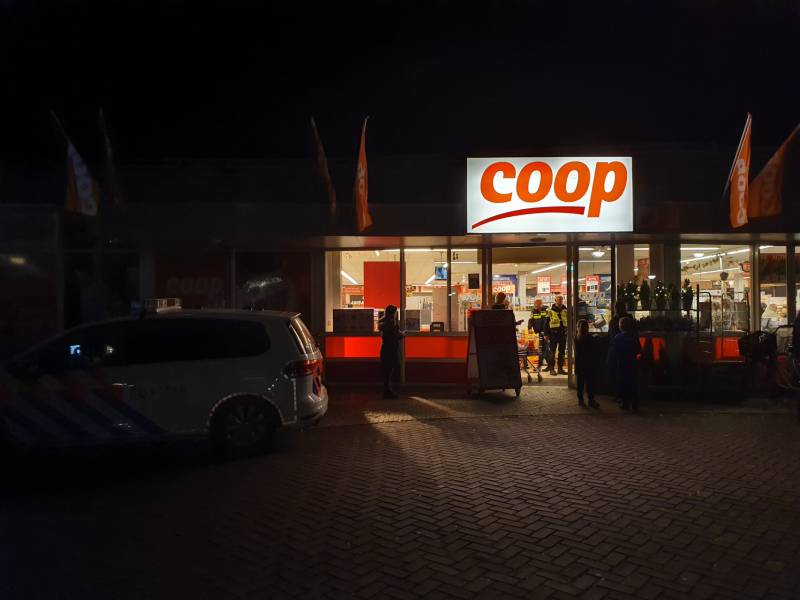Supermarkt Coop overvallen
