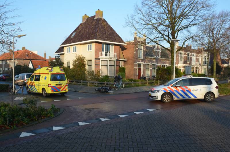 Scooterrijder gewond na valpartij