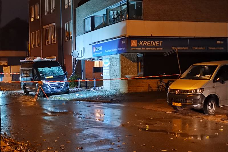 Plofkraak op pinautomaat van SNS Bank