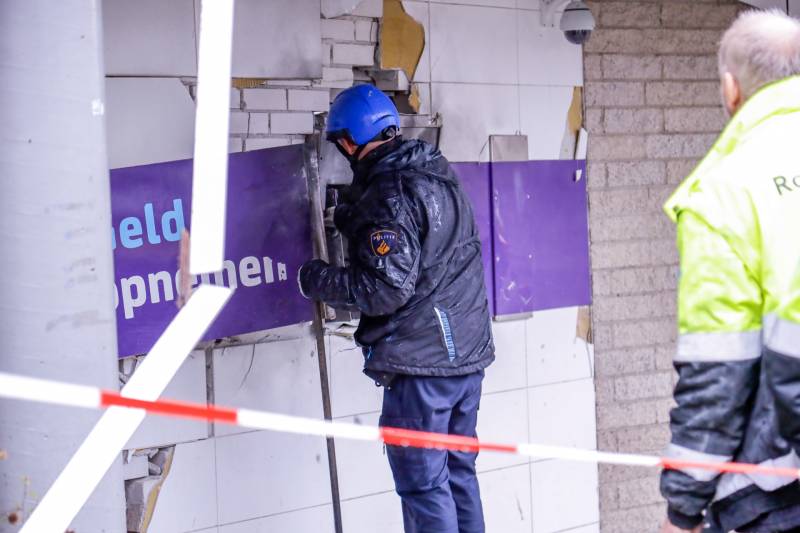 Plofkraak op pinautomaat van SNS Bank