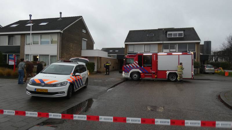 Smeulend materiaal in wasdroger zorgt voor inzet brandweer