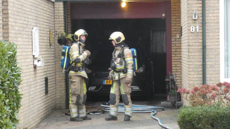 Smeulend materiaal in wasdroger zorgt voor inzet brandweer