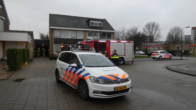 Smeulend materiaal in wasdroger zorgt voor inzet brandweer