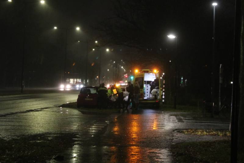 Fietser gewond na aanrijding
