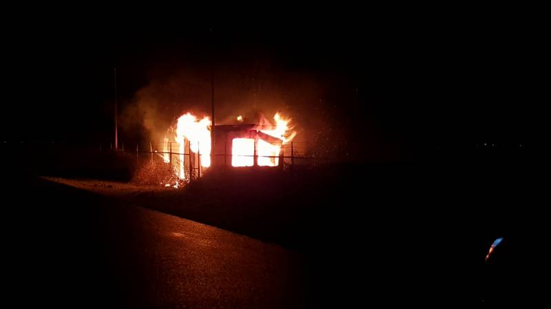 Chalet volledig verwoest door brand