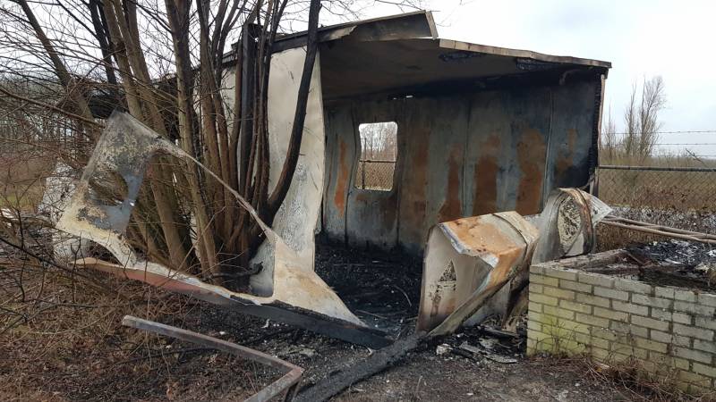 Chalet volledig verwoest door brand