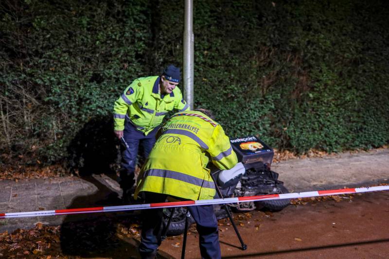 Maaltijdbezorger gewond bij eenzijdig ongeval