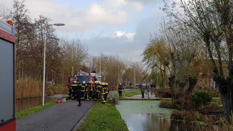 Twee personen en paard te water geraakt