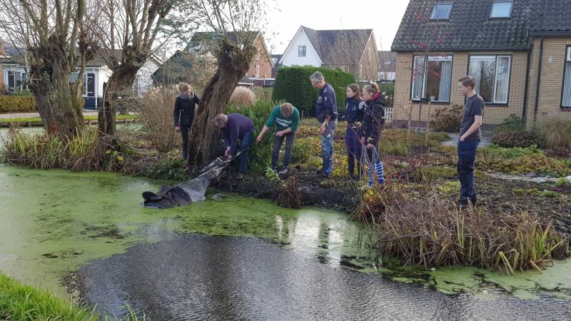 Twee personen en paard te water geraakt