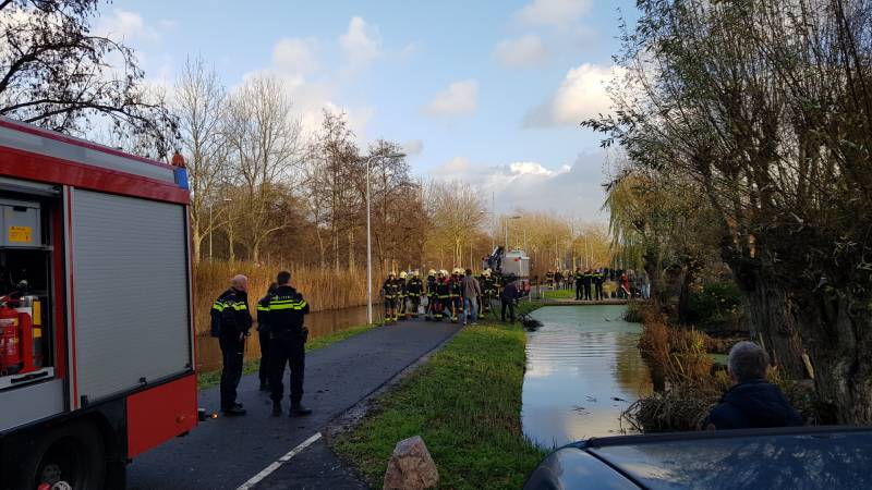 Twee personen en paard te water geraakt