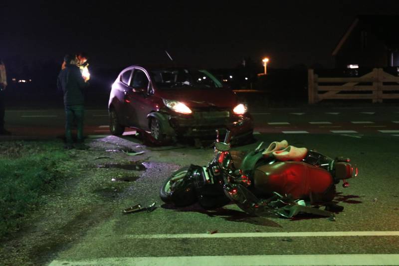 Flinke schade na aanrijding met scooter