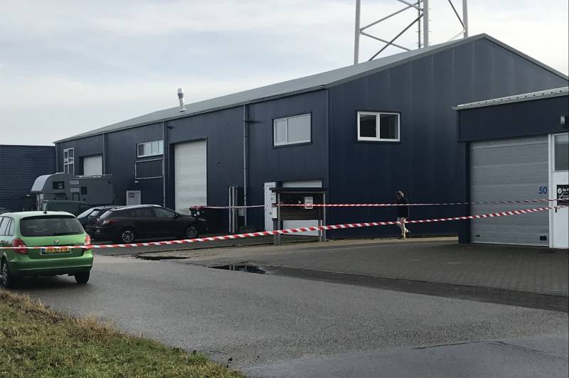 Drugslab amfetamine opgerold op bedrijventerrein Hemrik