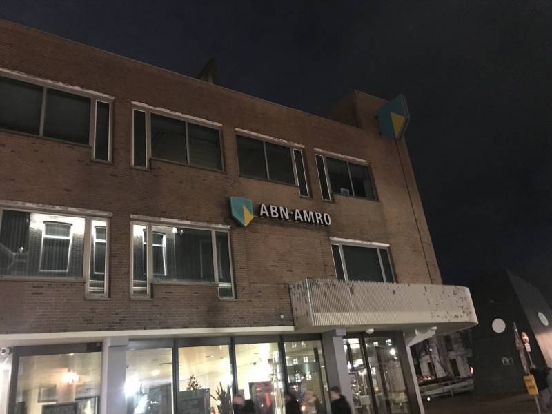 Pinautomaten ABN Amro bank gesloten