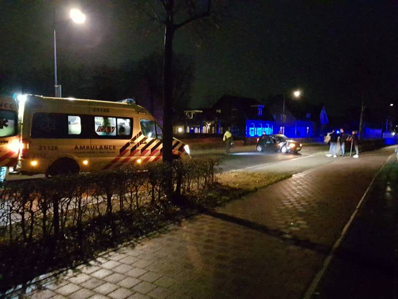 Inzittenden met de schrik vrij na eenzijdige aanrijding