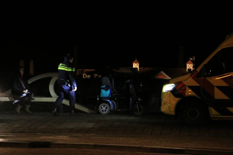 Scootmobieler gaat onderuit