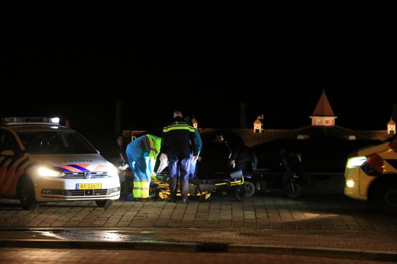 Scootmobieler gaat onderuit