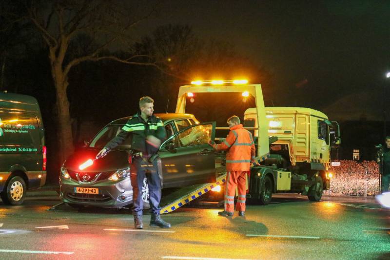 Auto beschadigd na aanrijding