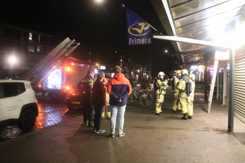 Brandgerucht in Primera winkel