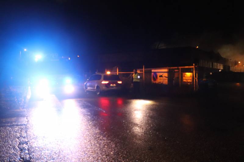 Veel rook bij brand Van Doorn Papier Recycling