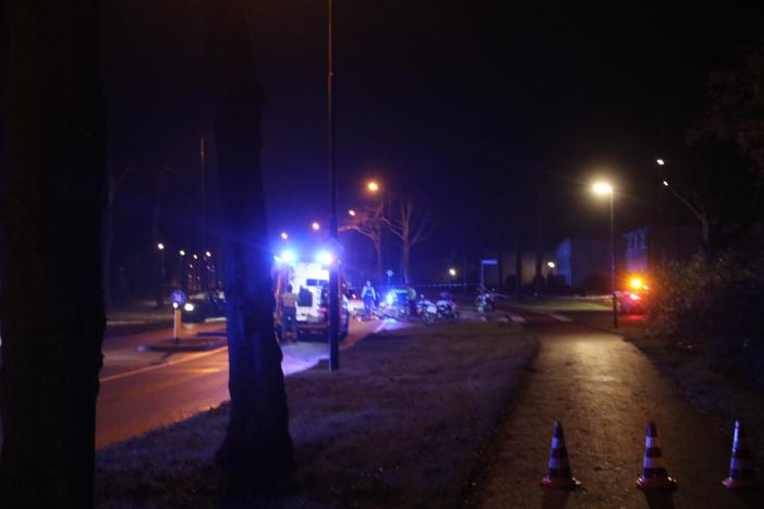 Zeer ernstige ongeval tussen auto en politiemotor