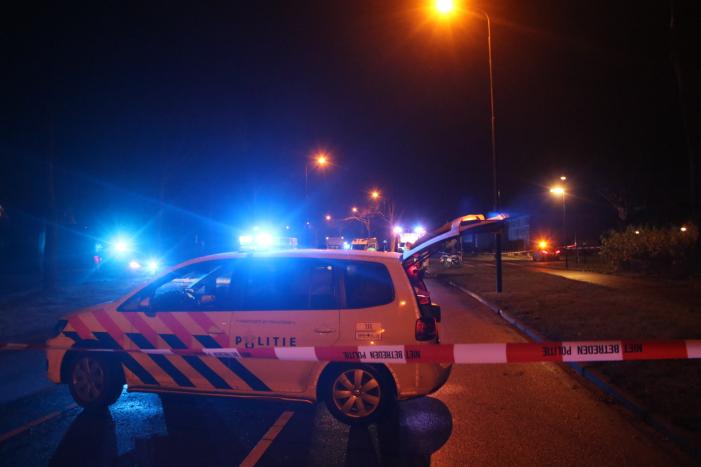 Zeer ernstige ongeval tussen auto en politiemotor