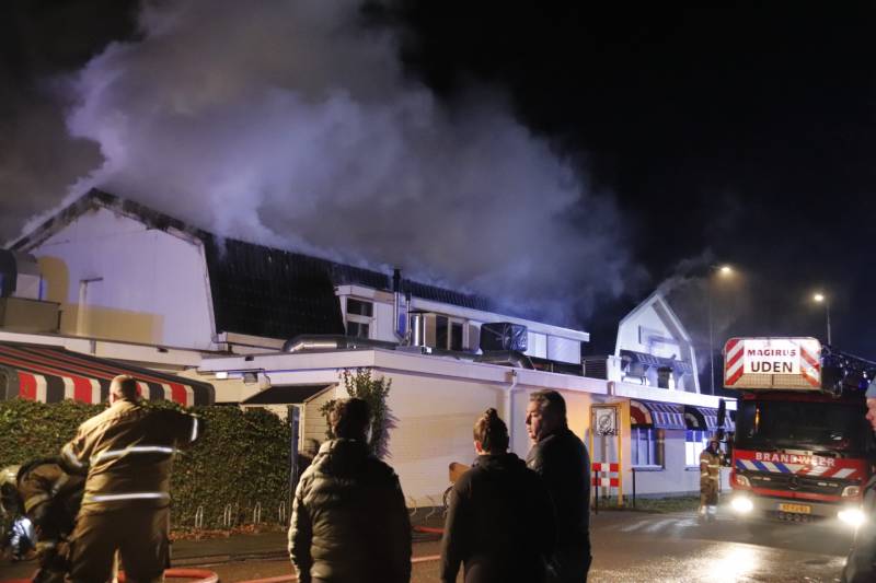 Uitslaande brand bij restaurant ABC