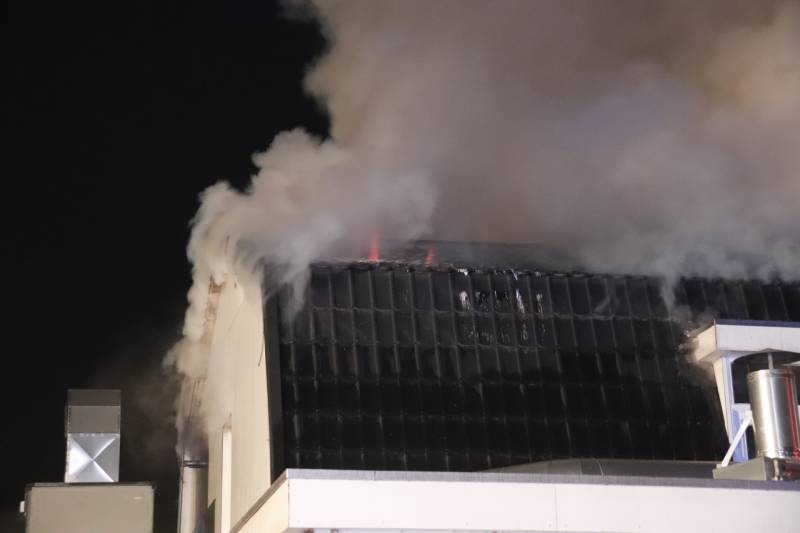 Uitslaande brand bij restaurant ABC