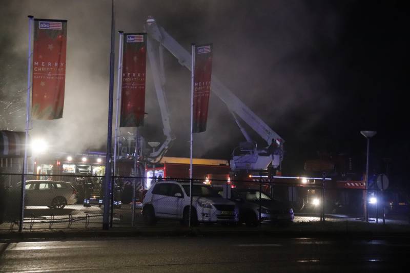 Uitslaande brand bij restaurant ABC