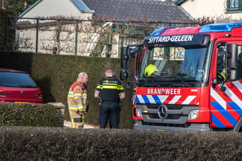 Woningbrand blijkt brandende heg achter woning
