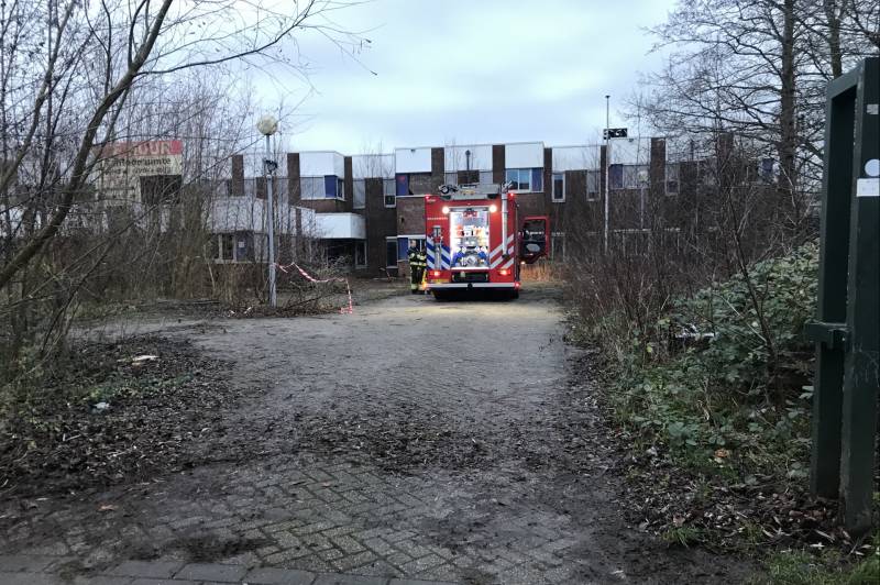 Brand in leegstand pand