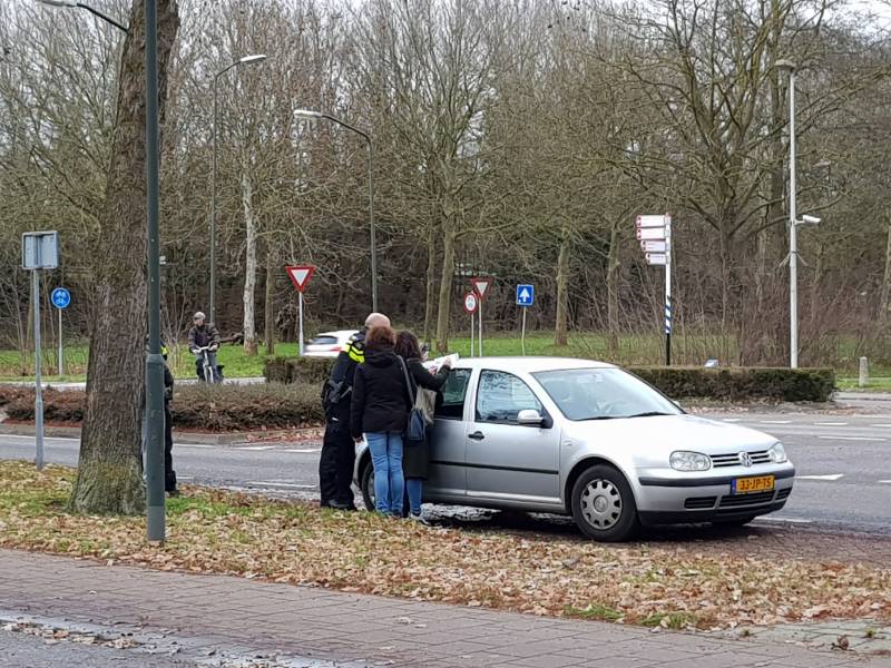 ongeval tussen auto en fietser