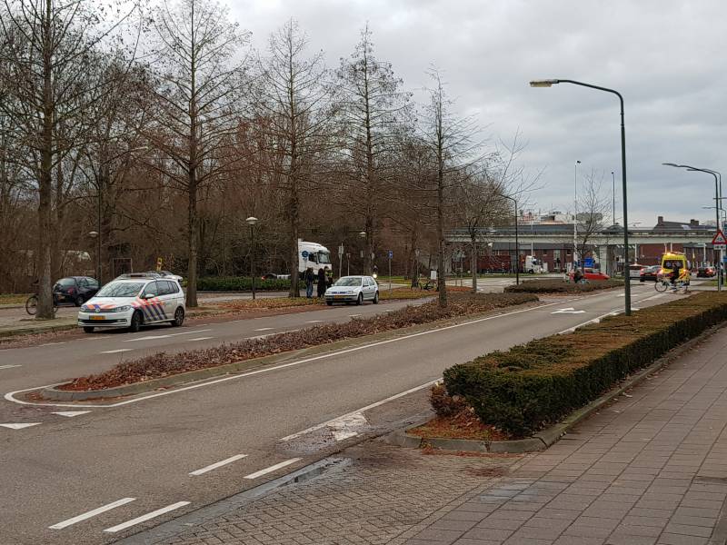 ongeval tussen auto en fietser