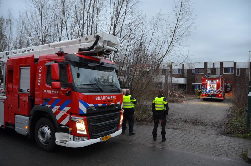 Brand in leegstaand pand